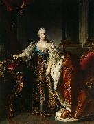 Louis Tocque Portrait of Empress Elizabeth Petrovna oil